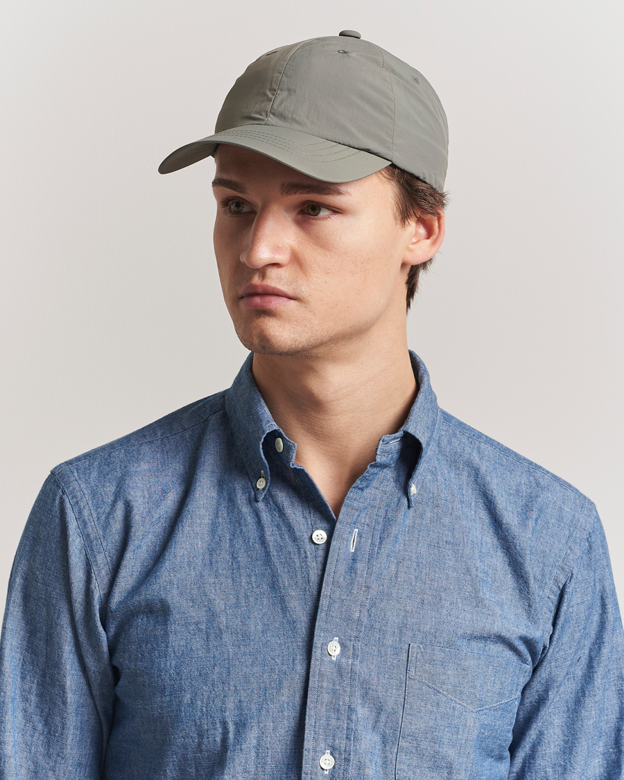 Herre | Snow Peak Nylon Tussah Cap Light Olive | Snow Peak | Nylon Tussah Cap Light Olive