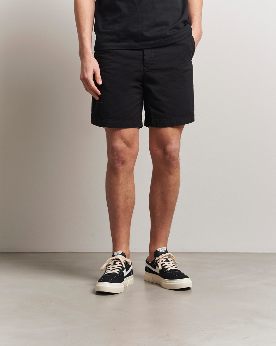 Herre | Sneakers | Stepney Workers Club | Dellow S-Strike Cupsole Canvas Sneaker Black/White