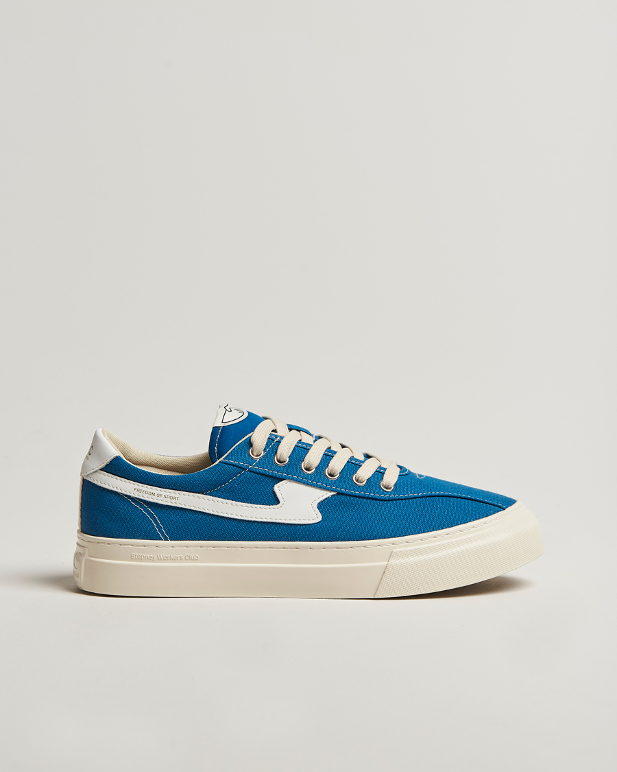 Herre | Sneakers | Stepney Workers Club | Dellow S-Strike Cupsole Canvas Sneaker Sea Blue