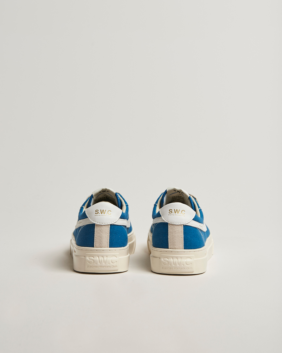 Herre | Sneakers | Stepney Workers Club | Dellow S-Strike Cupsole Canvas Sneaker Sea Blue