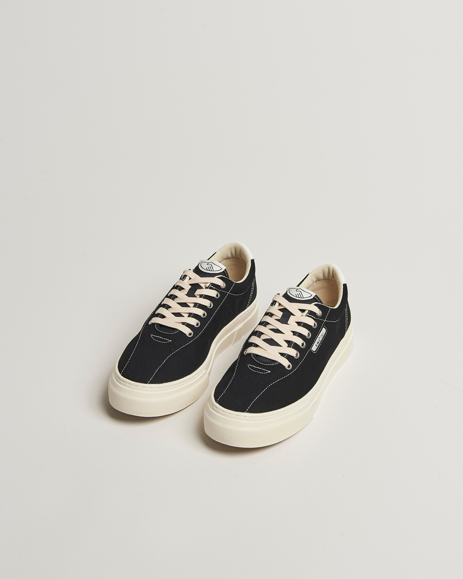 Herre | Sneakers | Stepney Workers Club | Dellow 02 Cupsole Canvas Sneaker Black