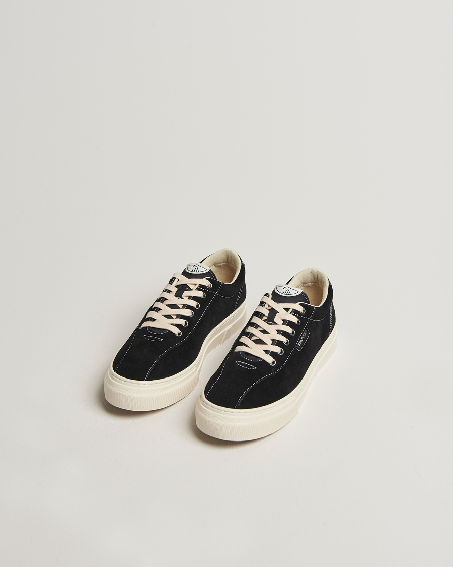 Herre | Sneakers | Stepney Workers Club | Dellow 02 Cupsole Suede Sneaker Black