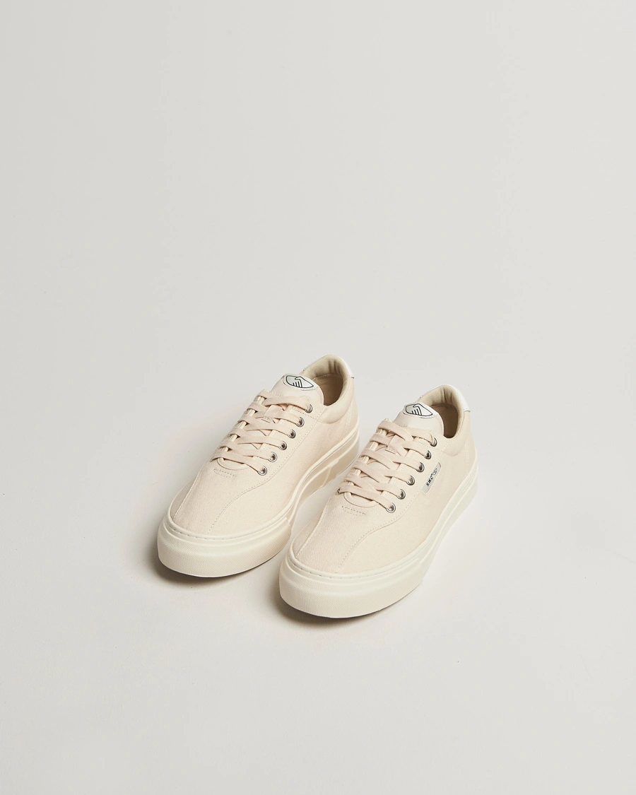 Herre | Sneakers | Stepney Workers Club | Dellow 02 Cupsole Canvas Sneaker Ecru