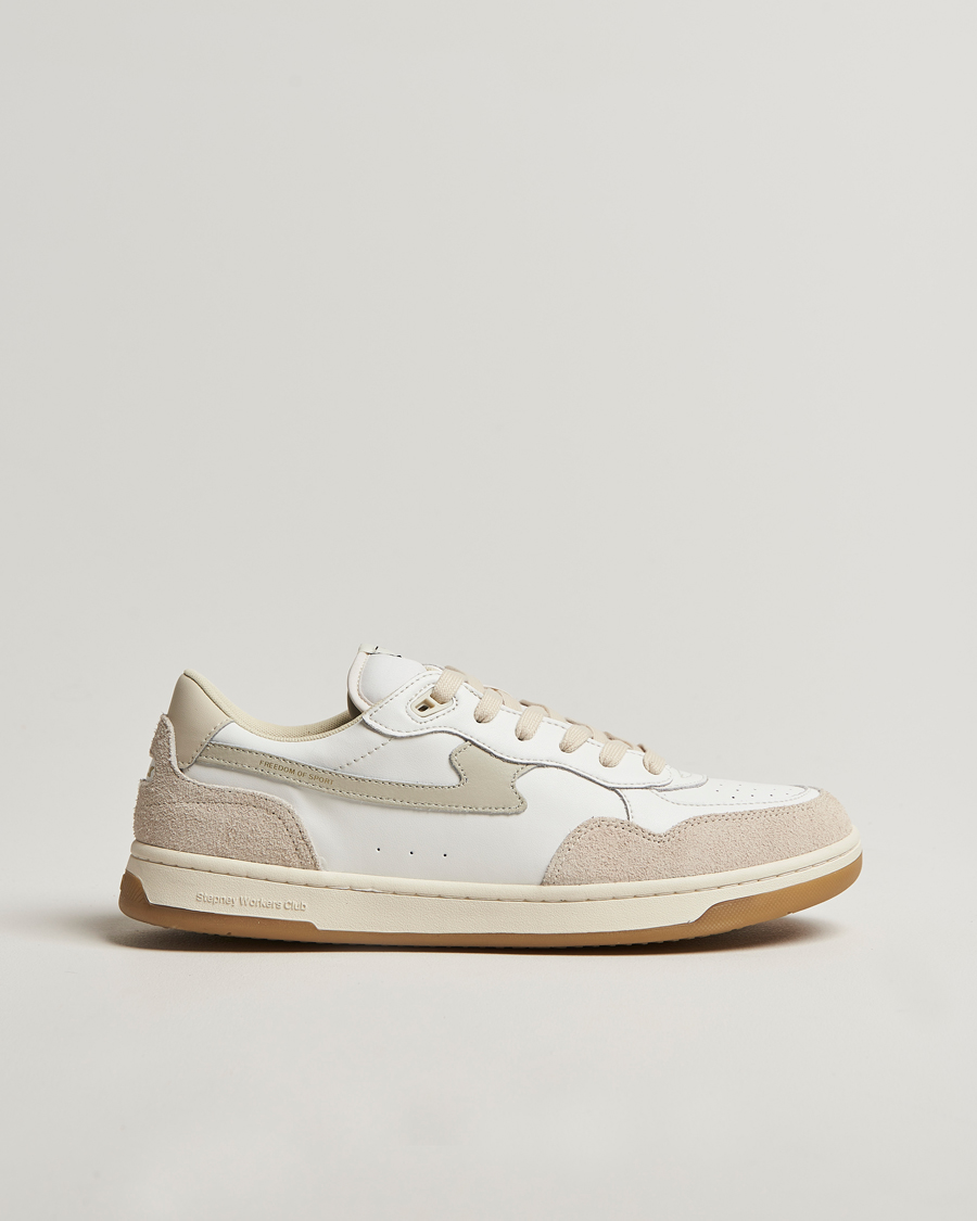Herre | Sneakers | Stepney Workers Club | Pro Cup 01 S-Strike Leather Sneaker Spring White