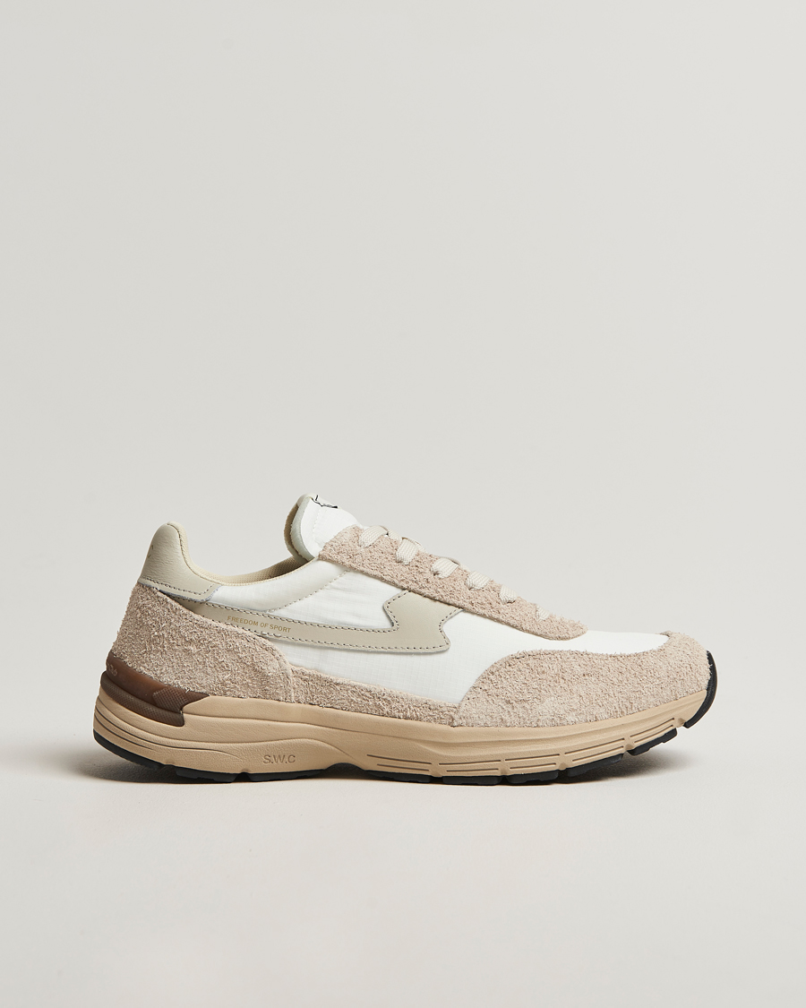 Herre | Sneakers | Stepney Workers Club | Osier S-Strike Suede Mix Runner Sneaker Spring White
