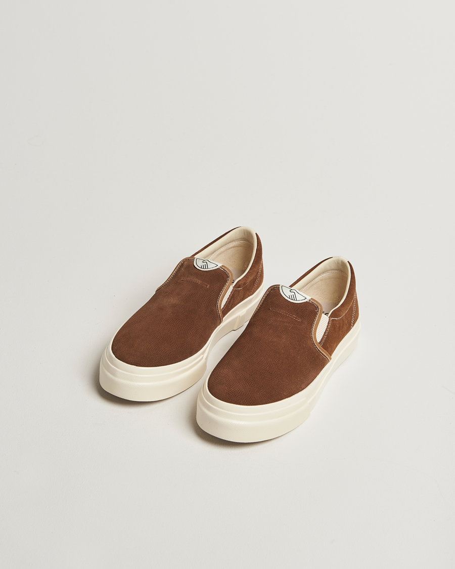 Herre | Sneakers | Stepney Workers Club | Lister Suede Slip-On Sneaker Brown