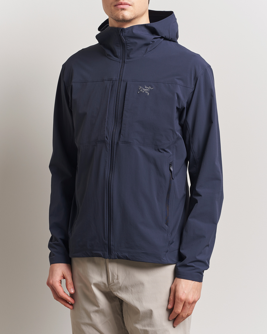 Herre | Jakker | Arc'teryx | Gamma Lightweight Softshell Hooded Jacket Black Sapphire