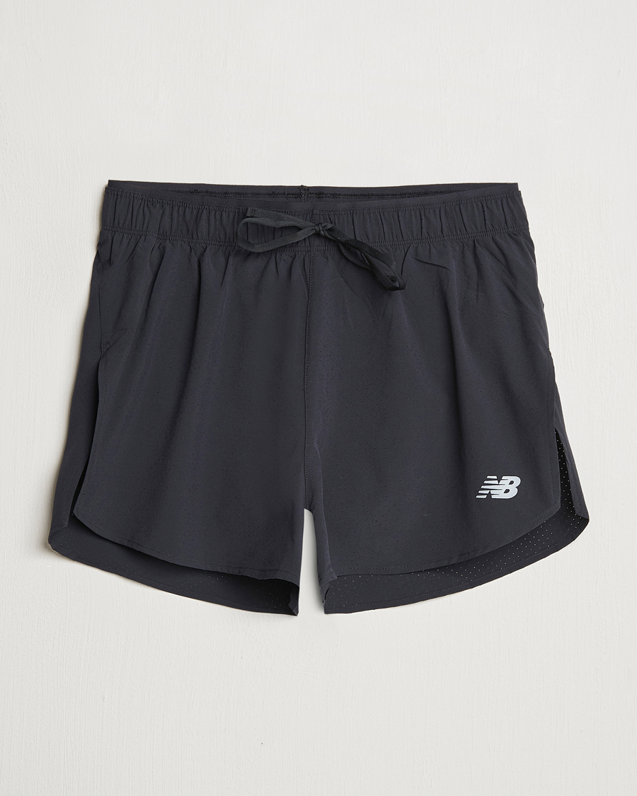 Herre | Shorts | New Balance Running | Split Shorts Black