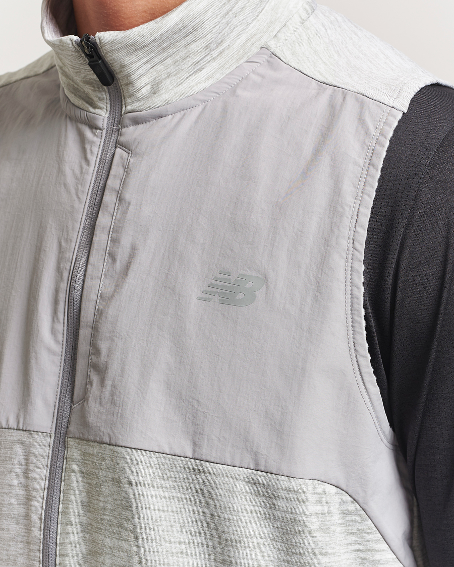 Herre | Jakker | New Balance Running | New Balance Heat Grid Vest Grey