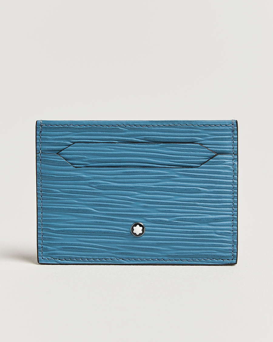 Herre | Lommebøker | Montblanc | 4810 Card Holder 5cc Smokey Blue