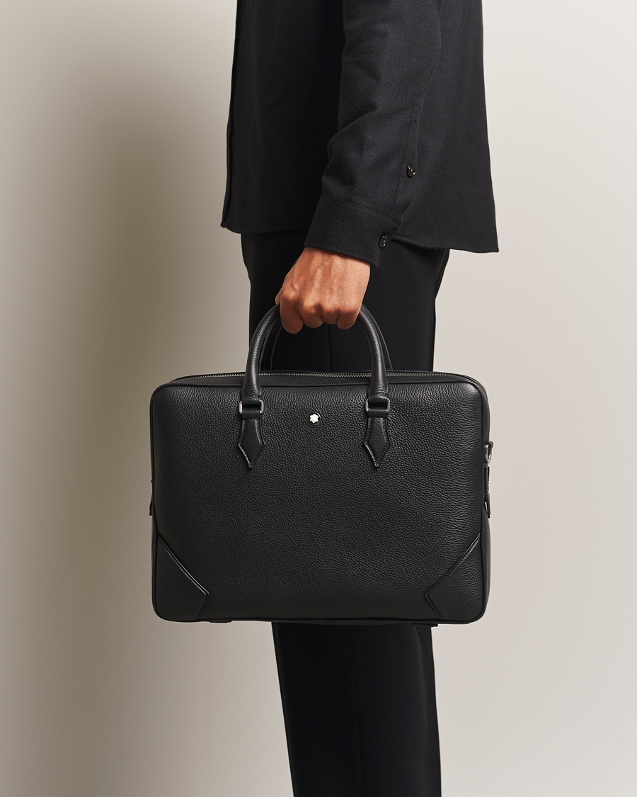 Herre | Vesker | Montblanc | Soft Grain Document Case Black