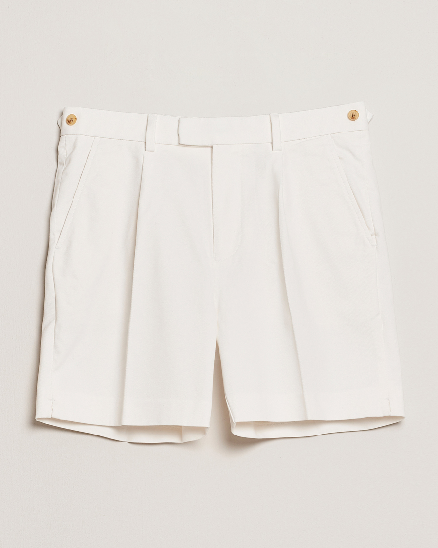 Herre | Shorts | GANT 240 Mulberry Street | Regular Fit Dressed Cotton Twill Shorts Eggshell
