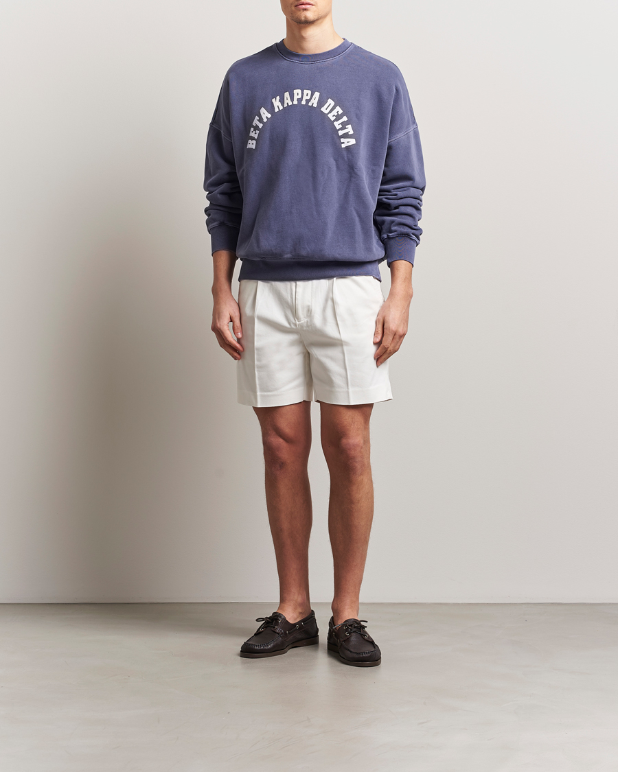 Herre | Shorts | GANT 240 Mulberry Street | Regular Fit Dressed Cotton Twill Shorts Eggshell