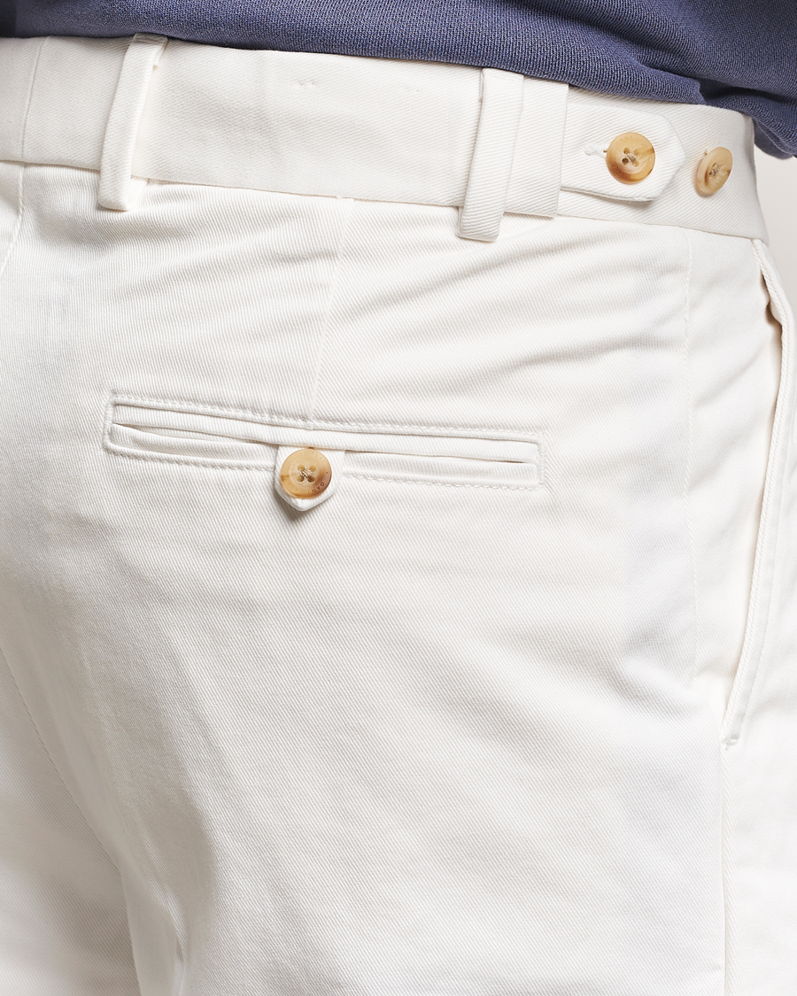 Herre | Shorts | GANT 240 Mulberry Street | Regular Fit Dressed Cotton Twill Shorts Eggshell