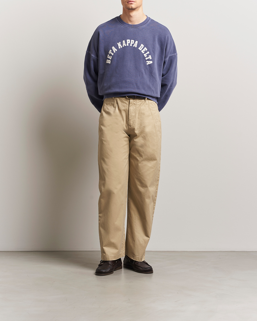 Herre | Bukser | GANT 240 Mulberry Street | Relaxed Fit Cotton Twill Chinos Woody Beige