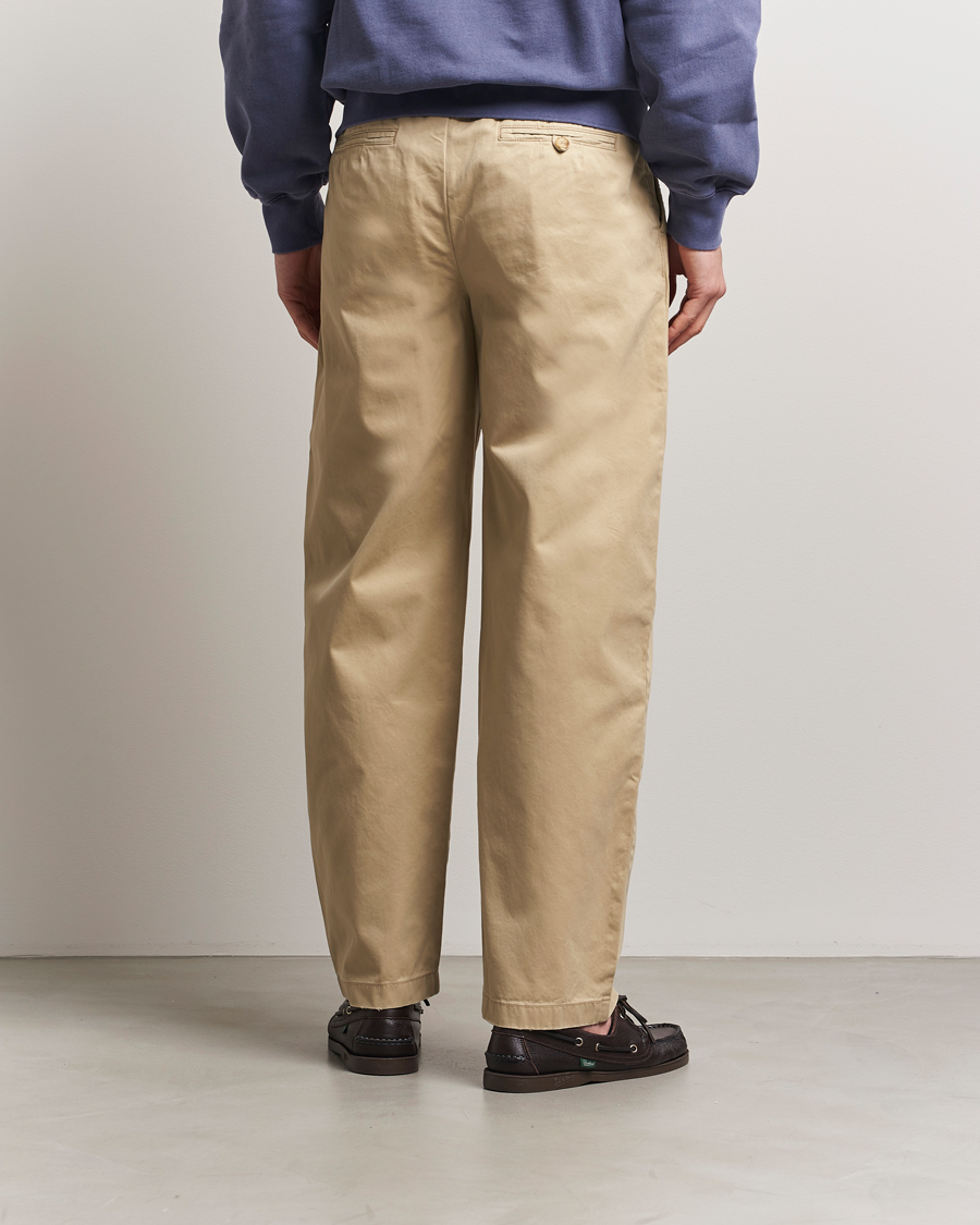 Herre | Bukser | GANT 240 Mulberry Street | Relaxed Fit Cotton Twill Chinos Woody Beige