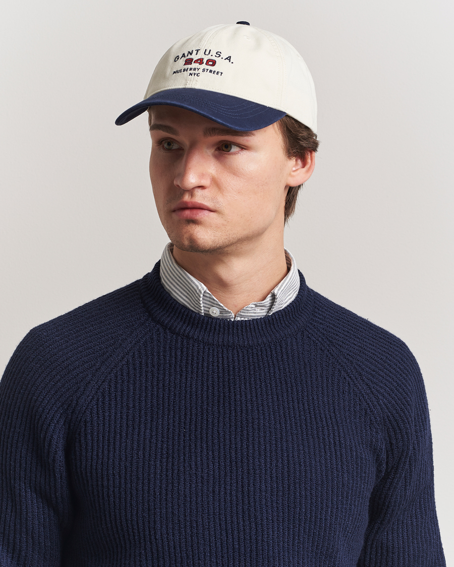 Herre | GANT 240 Mulberry Street USA 240 Cap Cream | GANT 240 Mulberry Street | USA 240 Cap Cream