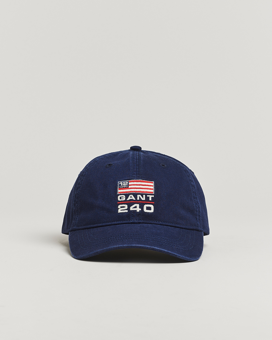 Herre | Hatter og capser | GANT 240 Mulberry Street | 240 Flag Cap Classic Blue