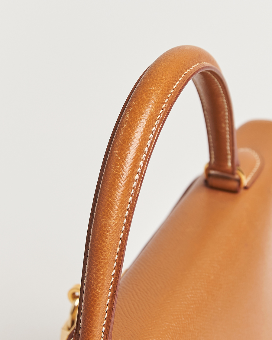 Herre | Hermès Pre-Owned Kelly 35 Courchevel Handbag Gold | Hermès Pre-Owned | Kelly 35 Courchevel Handbag Gold