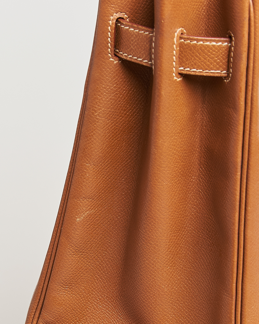 Herre | Hermès Pre-Owned Kelly 35 Courchevel Handbag Gold | Hermès Pre-Owned | Kelly 35 Courchevel Handbag Gold