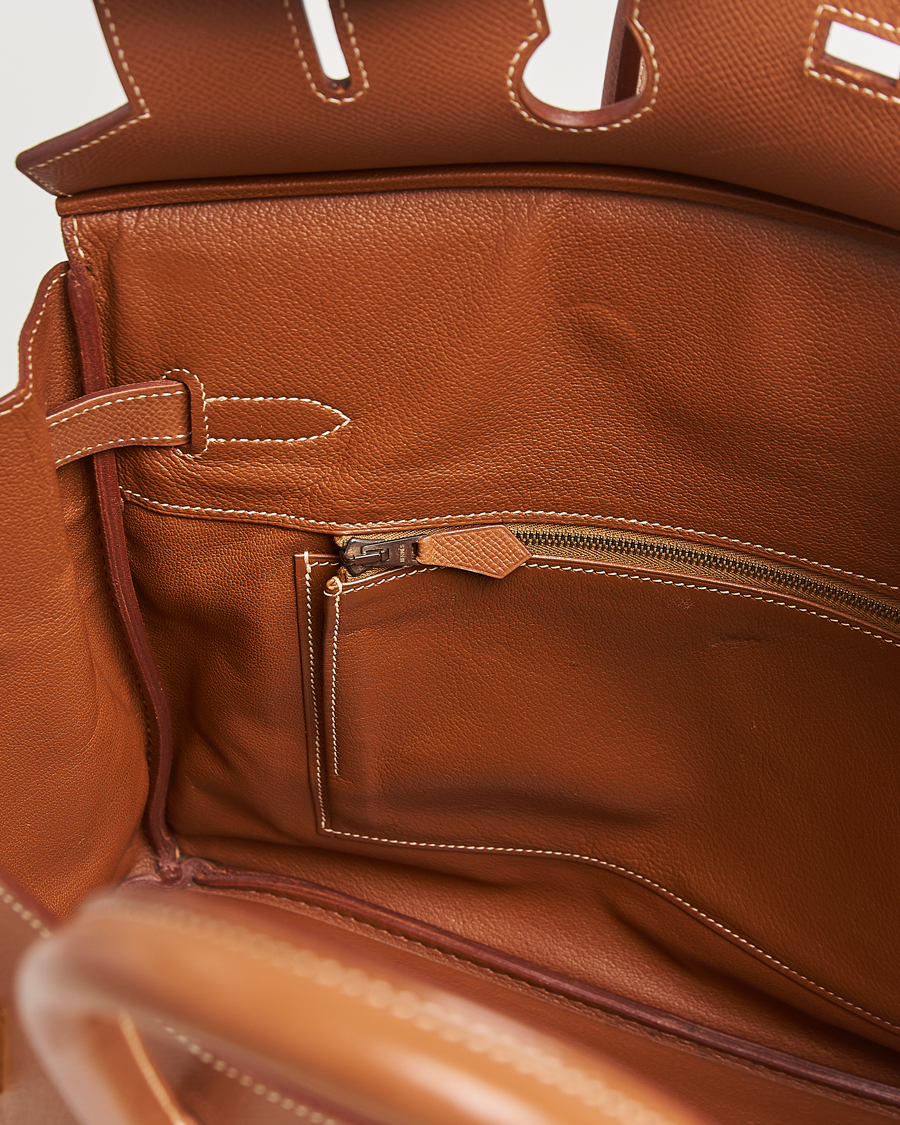 Herre | Hermès Pre-Owned Birkin 35 Handbag Courchevel Gold | Hermès Pre-Owned | Birkin 35 Handbag Courchevel Gold