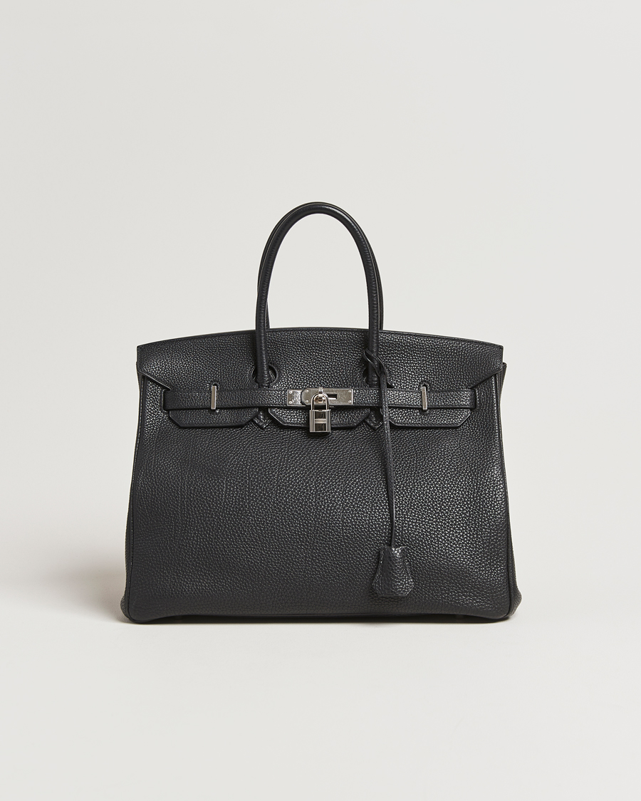 Herre | Hermès Pre-Owned Birkin 35 Togo Black | Hermès Pre-Owned | Birkin 35 Togo Black