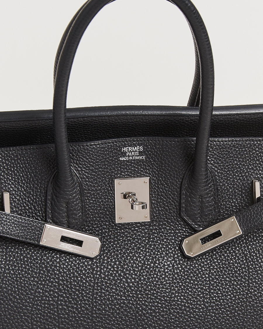 Herre | Hermès Pre-Owned Birkin 35 Togo Black | Hermès Pre-Owned | Birkin 35 Togo Black