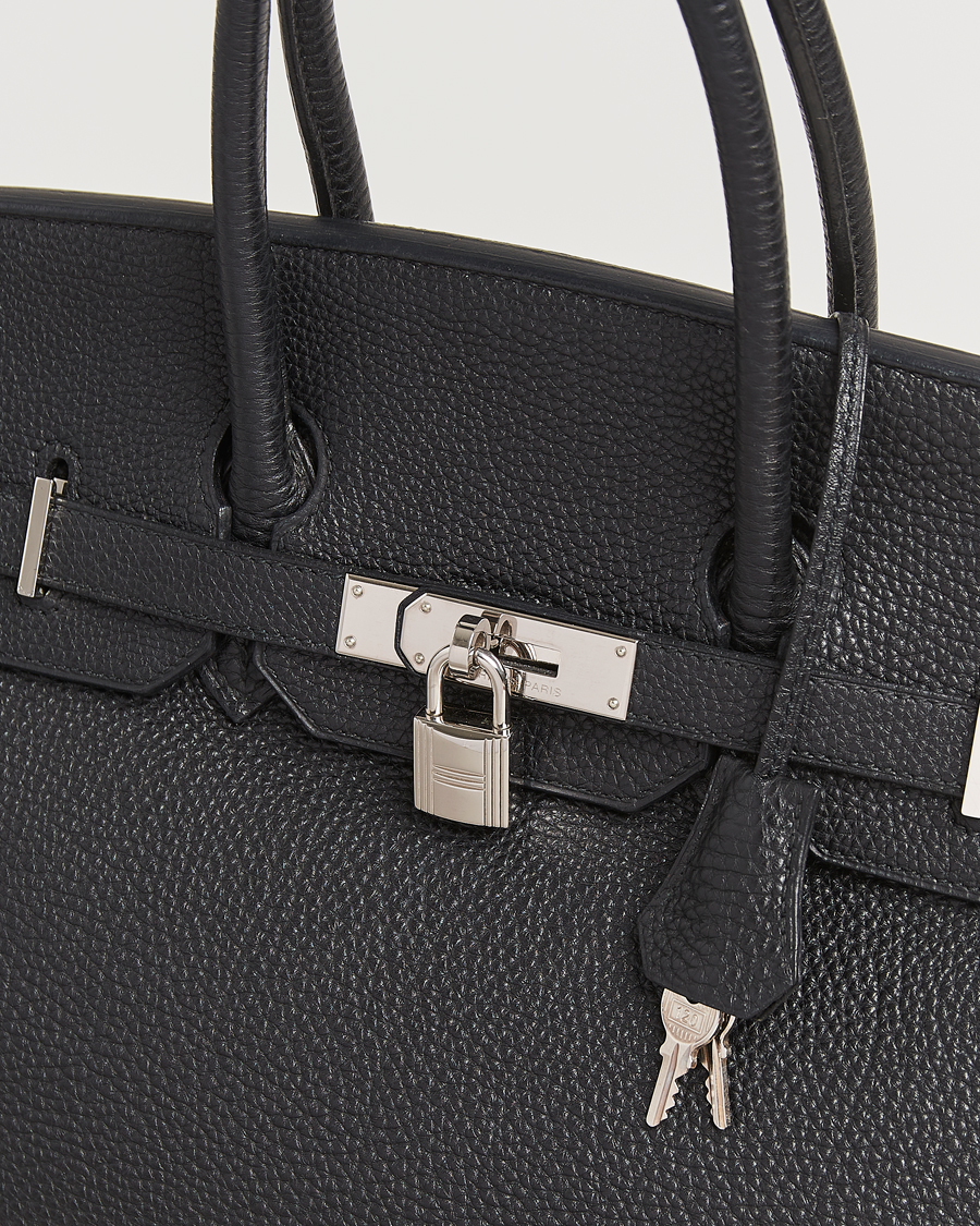 Herre | Hermès Pre-Owned Birkin 35 Togo Black | Hermès Pre-Owned | Birkin 35 Togo Black