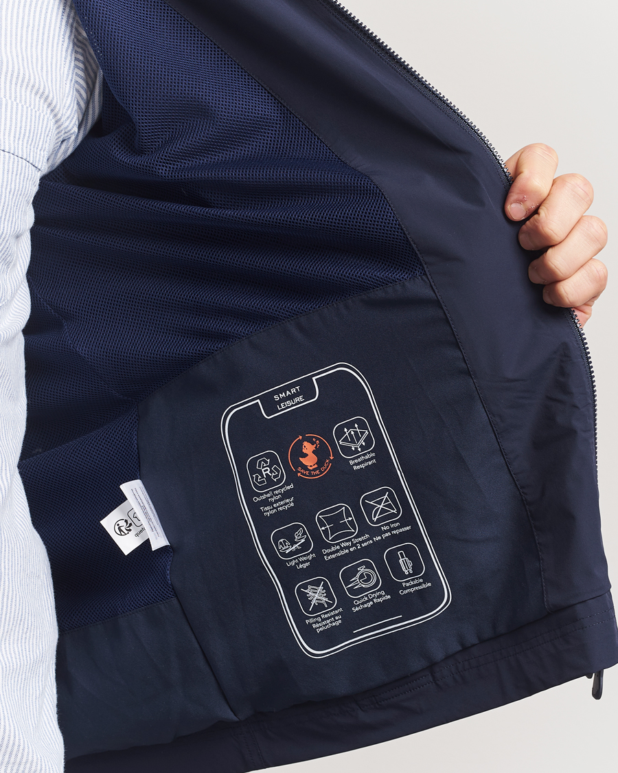 Herre | Jakker | Save The Duck | Saxon Lightweight Stretch Jacket Navy Blue