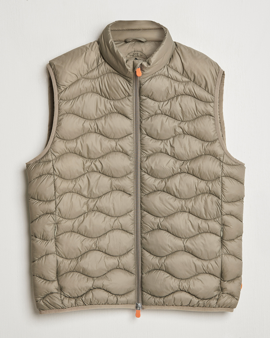 Herre | Vester | Save The Duck | Tide Lightweight Padded Vest Elephant Grey