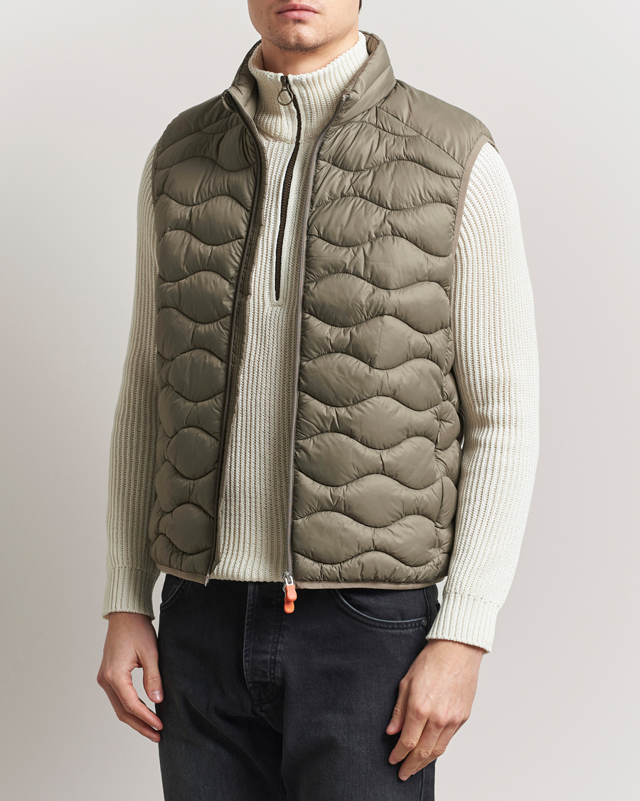 Herre | Vester | Save The Duck | Tide Lightweight Padded Vest Elephant Grey