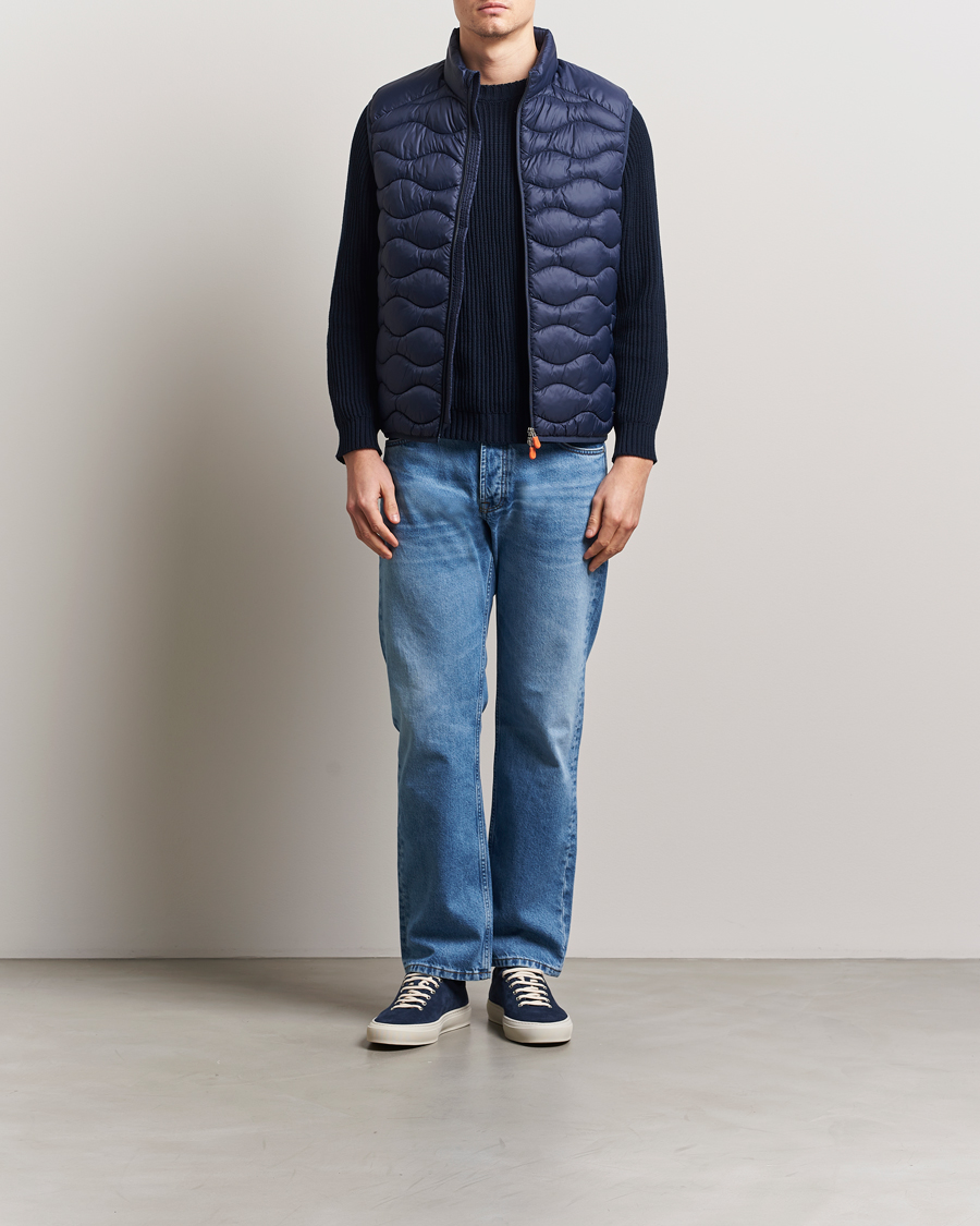 Herre | Vester | Save The Duck | Tide Lightweight Padded Vest Navy Blue