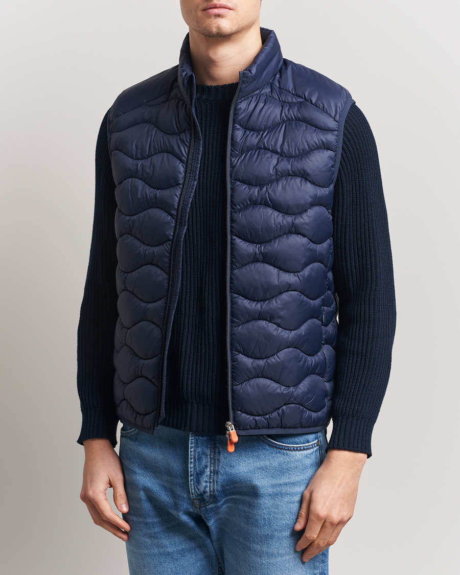 Herre | Vester | Save The Duck | Tide Lightweight Padded Vest Navy Blue