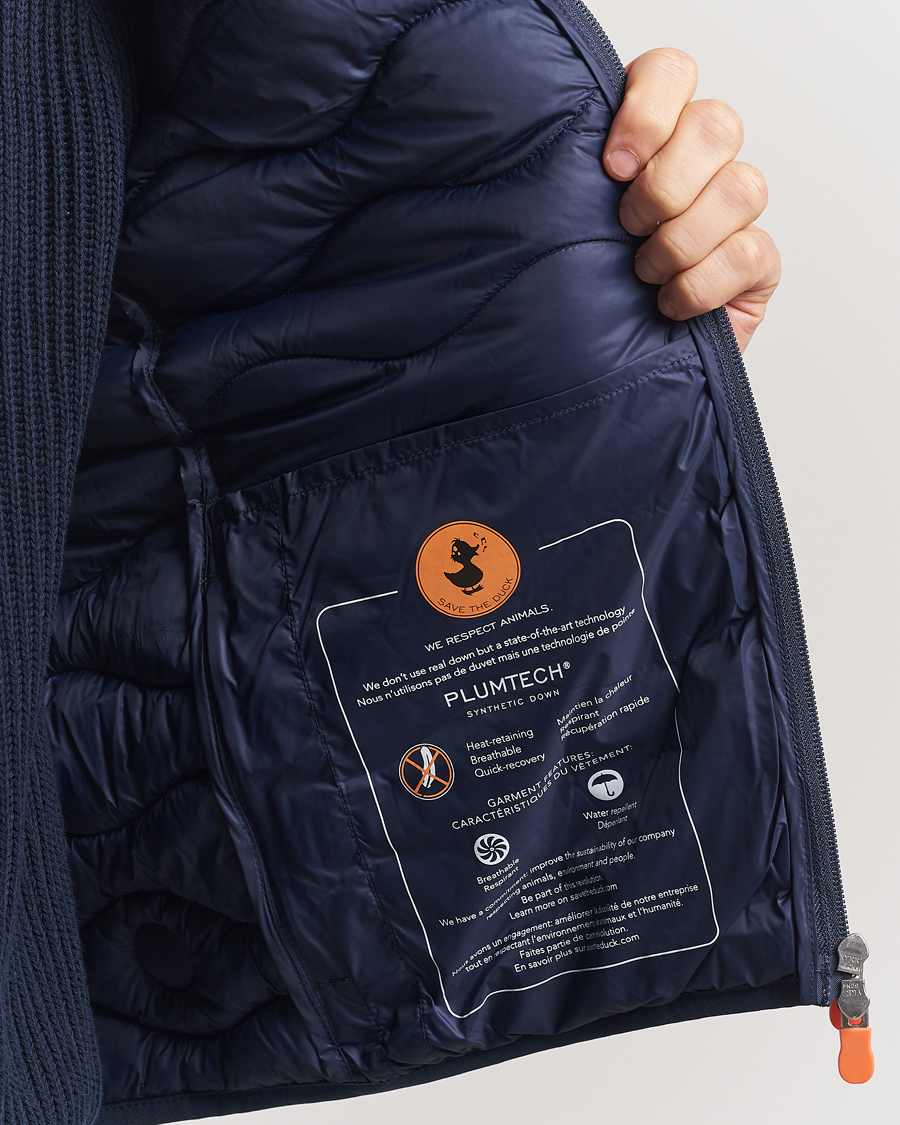 Herre | Vester | Save The Duck | Tide Lightweight Padded Vest Navy Blue