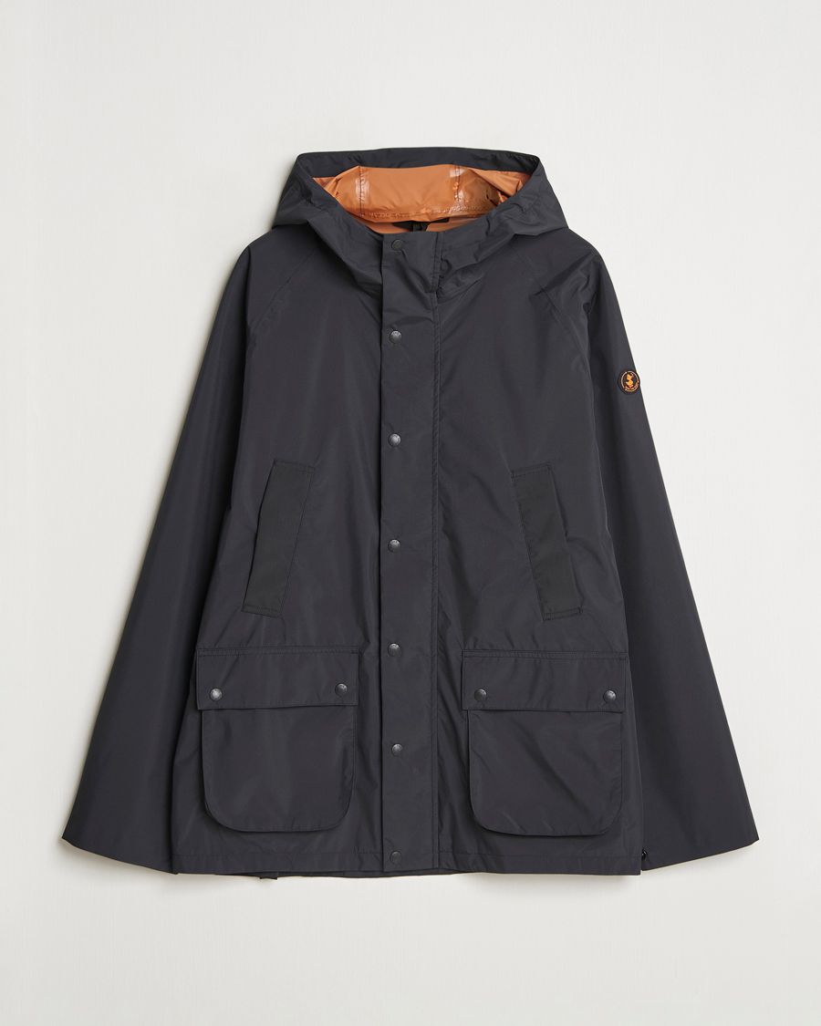 Herre | Jakker | Save The Duck | Ghibli Wind/Water Resistant Hooded Jacket Black