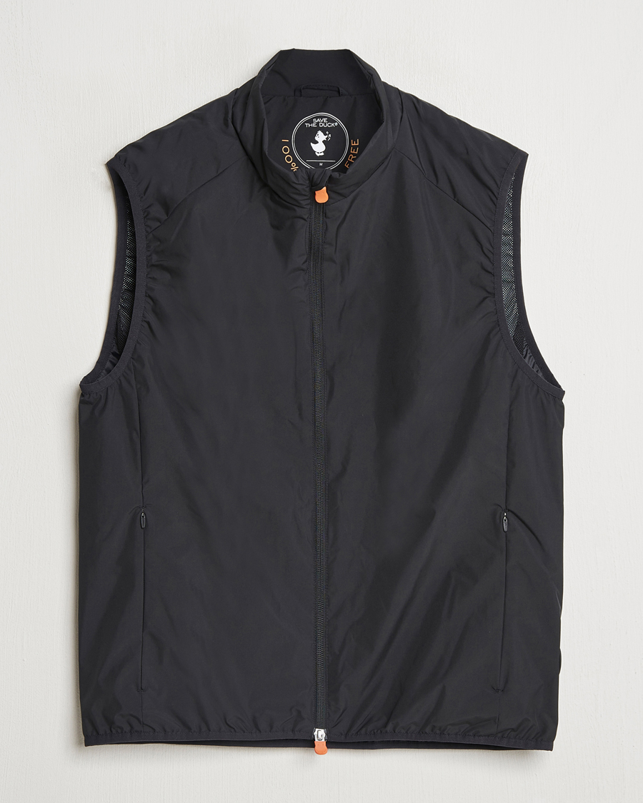 Herre | Vester | Save The Duck | Mars Wind/Water Resistant Vest Black