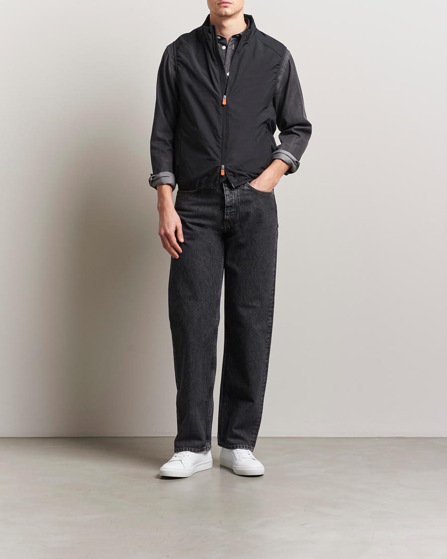 Herre | Vester | Save The Duck | Mars Wind/Water Resistant Vest Black