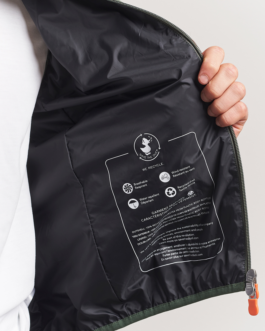 Herre | Vester | Save The Duck | Mars Wind/Water Resistant Vest Thyme Green