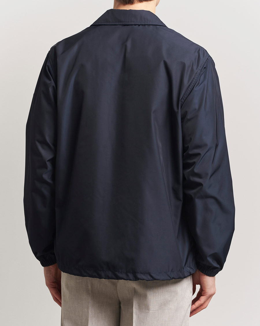 Herre | Jakker | Save The Duck | Prince Wind/Water Resistant Coach Jacket Blue Black