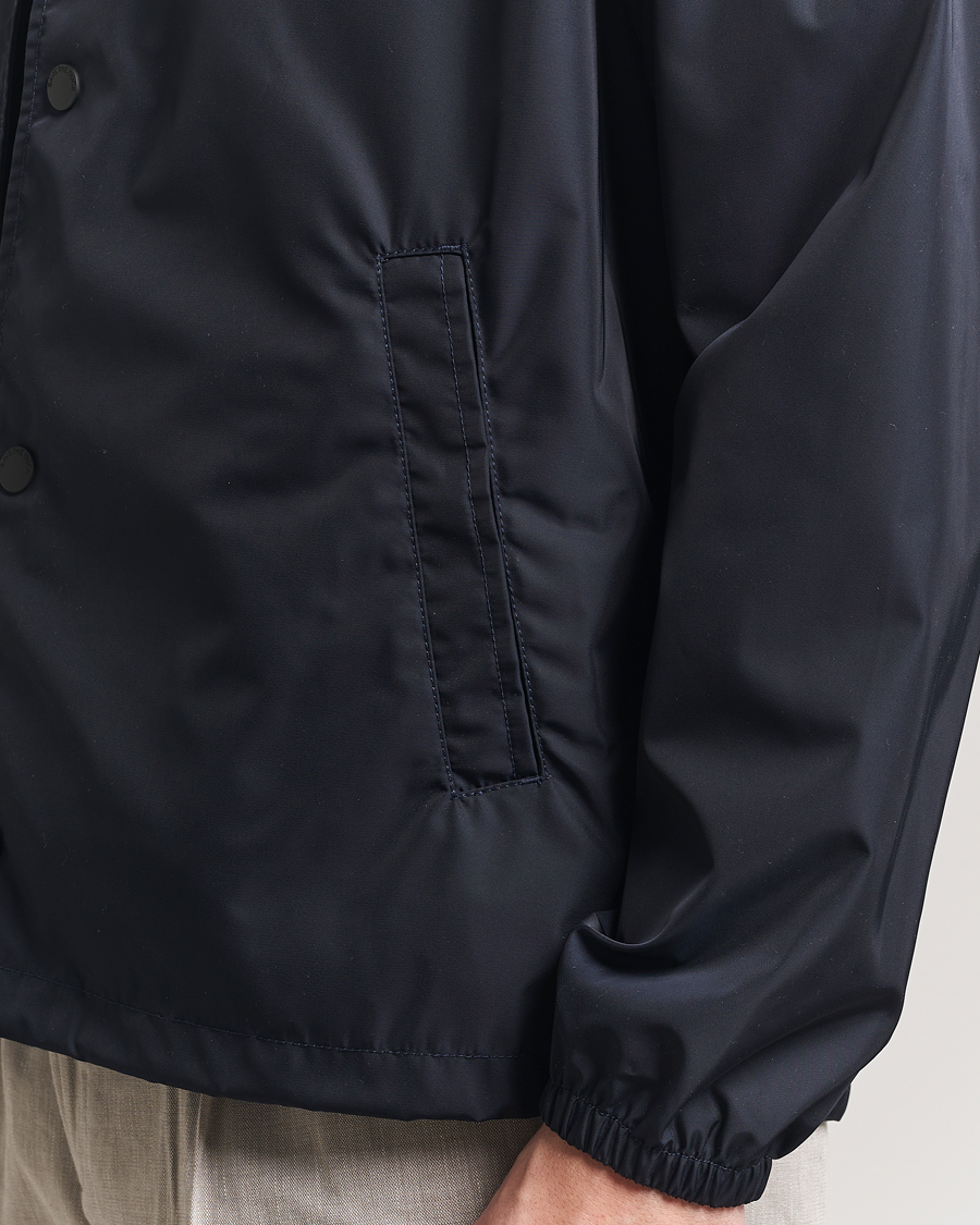 Herre | Jakker | Save The Duck | Prince Wind/Water Resistant Coach Jacket Blue Black