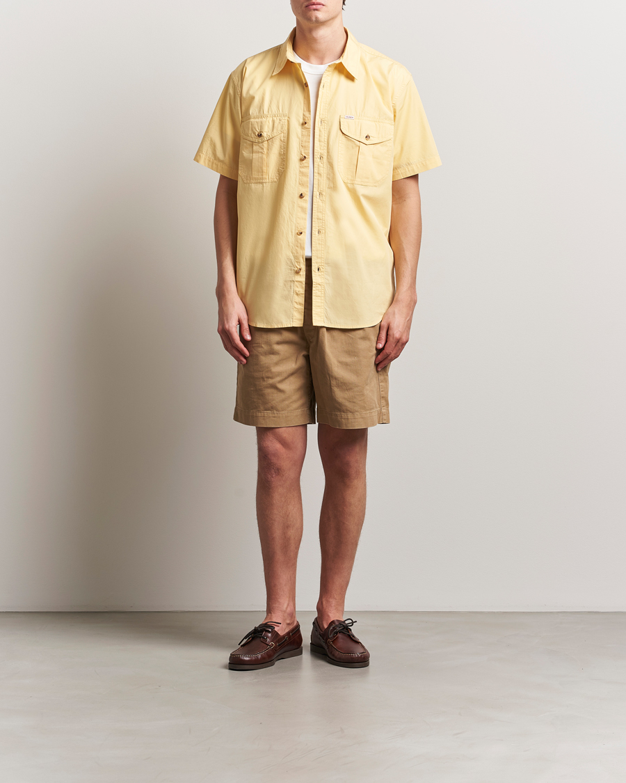 Herre | Skjorter | Filson | Washed Short Sleeve Shirt Straw