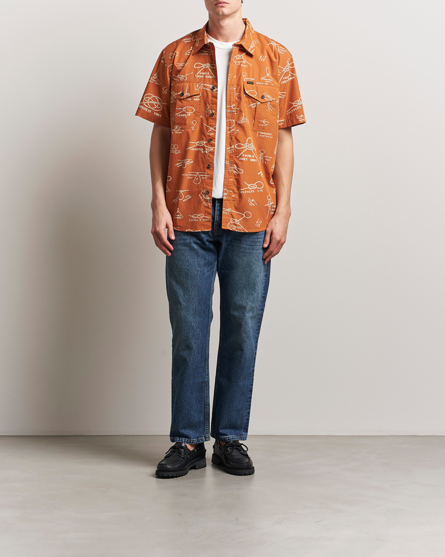Herre | Skjorter | Filson | Washed Short Sleeve Shirt Bourbon