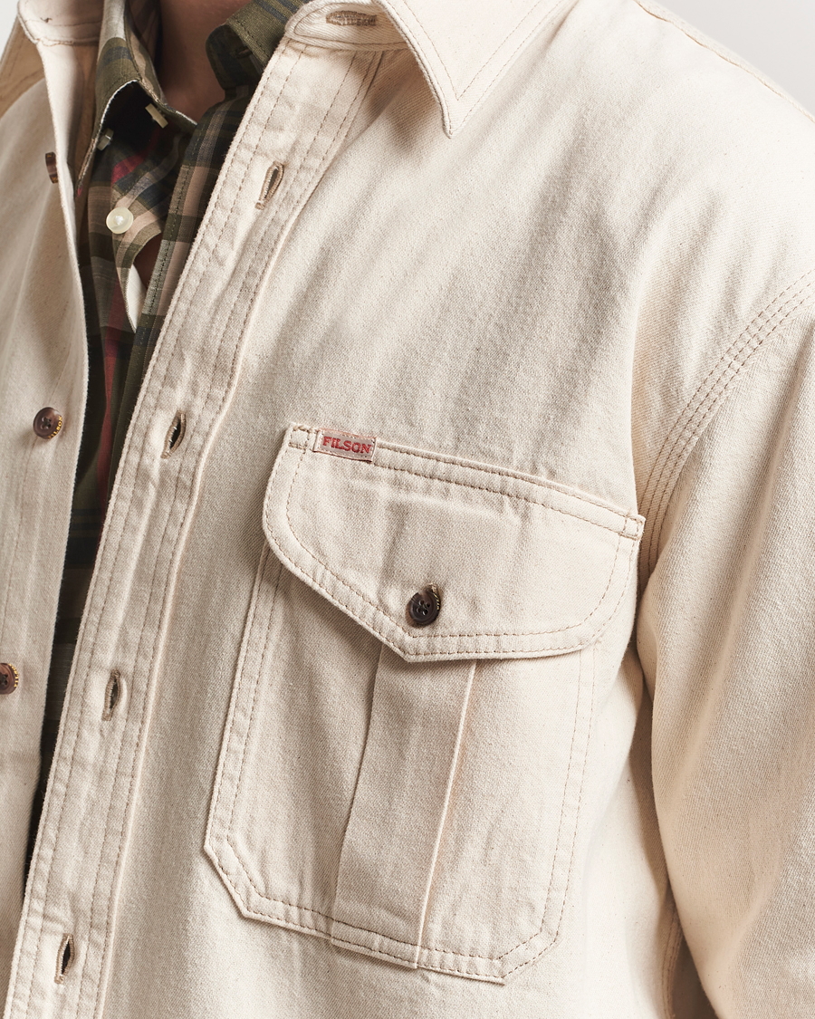 Herre | Skjorter | Filson | Denim Guide Shirt Natural Seed