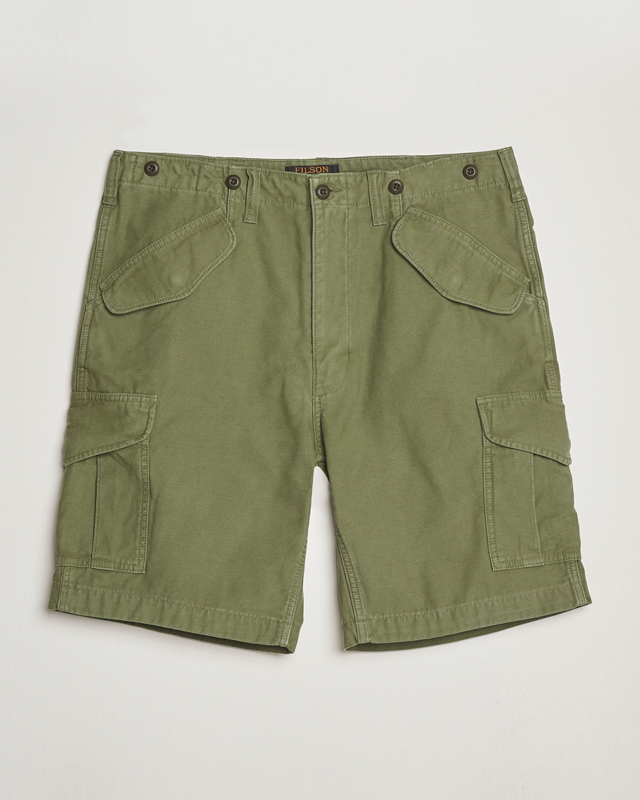 Herre | Shorts | Filson | Field Cargo Shorts Washed Green