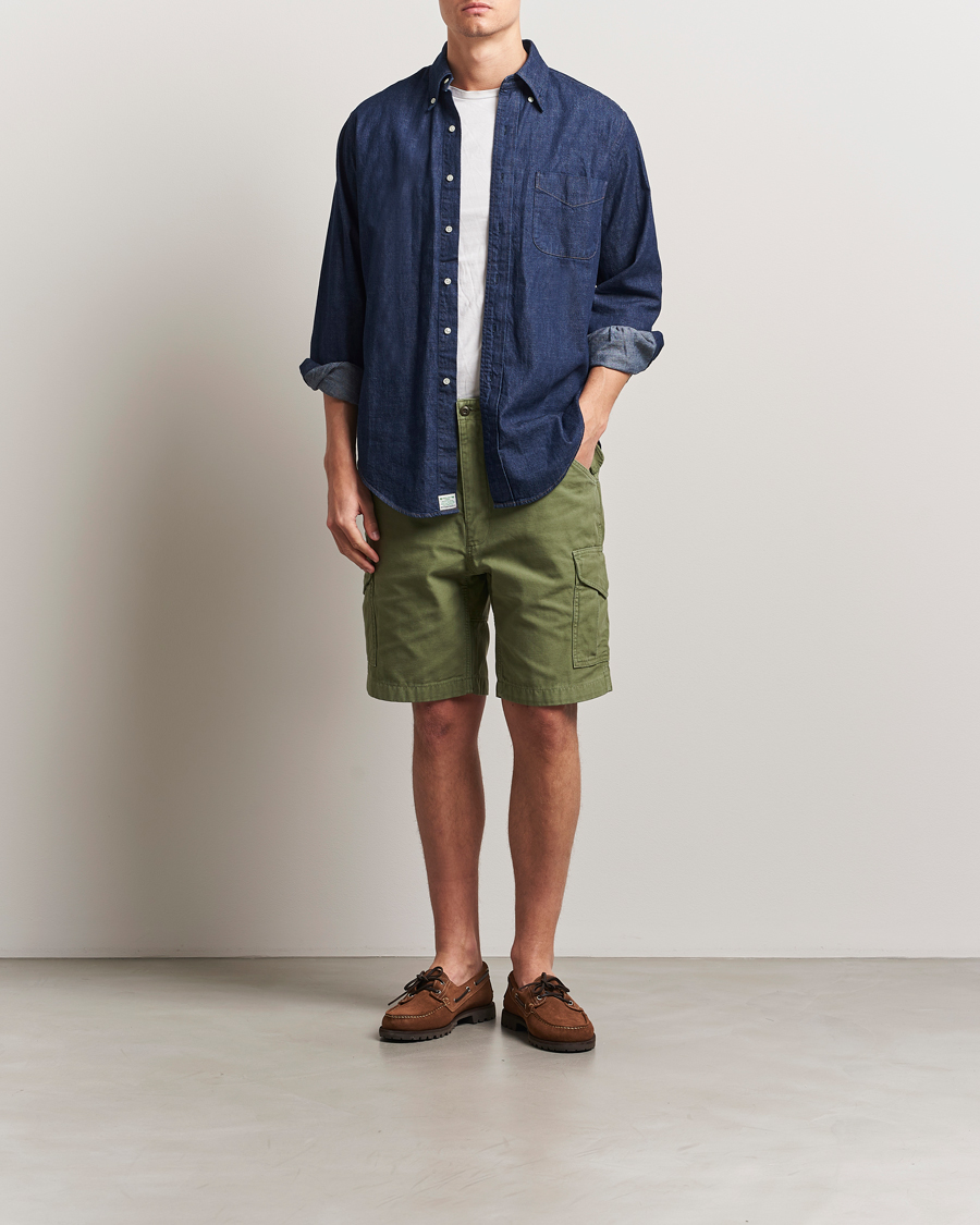 Herre | Shorts | Filson | Field Cargo Shorts Washed Green