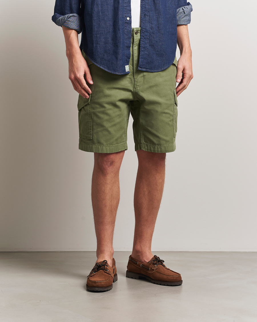 Herre | Shorts | Filson | Field Cargo Shorts Washed Green