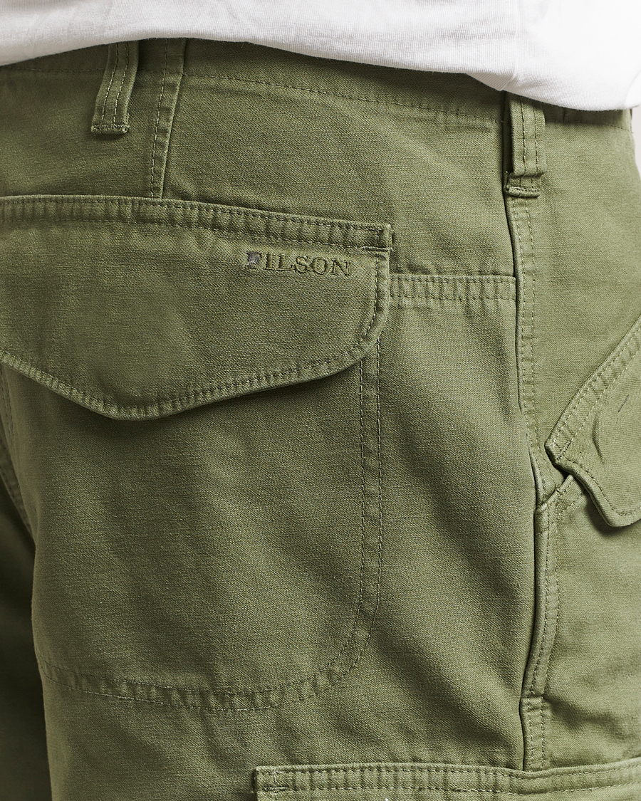 Herre | Shorts | Filson | Field Cargo Shorts Washed Green