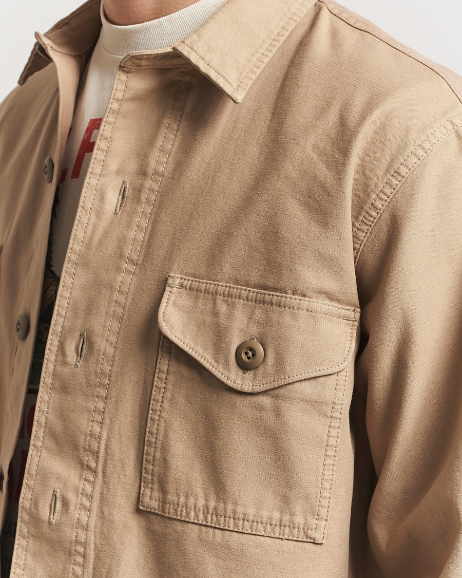 Herre | Skjorter | Filson | Reverse Sateen Jac-Shirt Gray Khaki