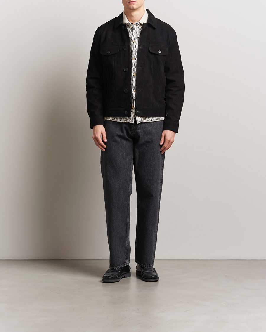 Herre | Jakker | LES DEUX | Micah Suede Jacket Black
