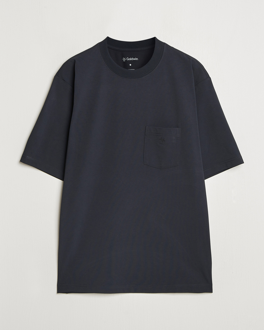 Herre | T-Shirts | Goldwin | Oversize Pocket T-Shirt Black